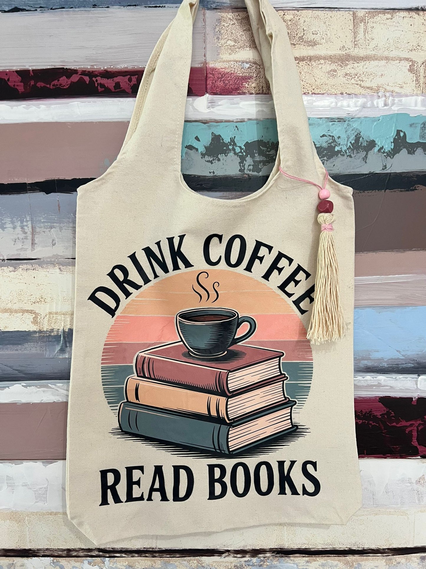 Drink Coffee, Read Books Tote