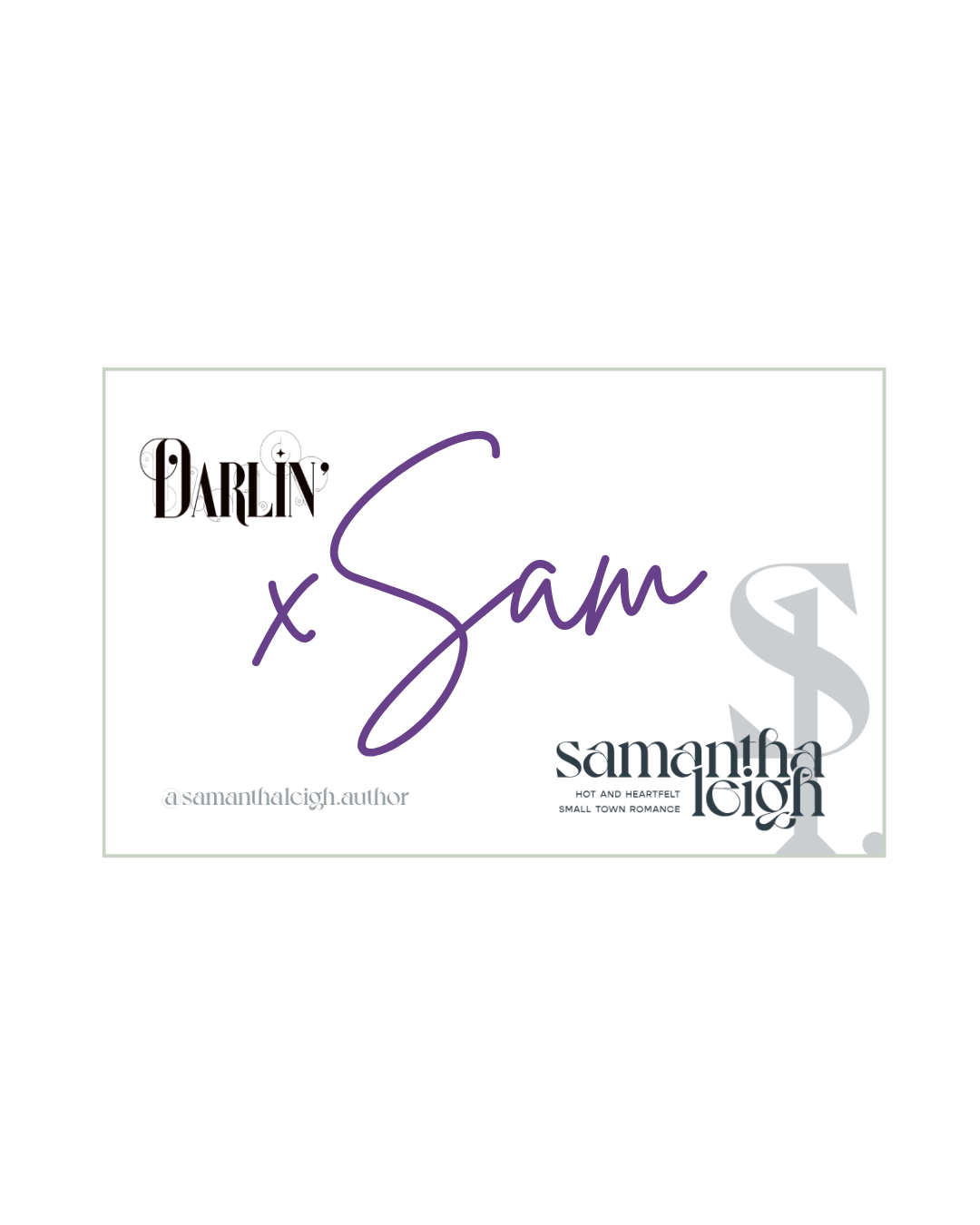 Open Pre-Order: Darlin' (Aster Springs Book 4) by Samantha Leigh