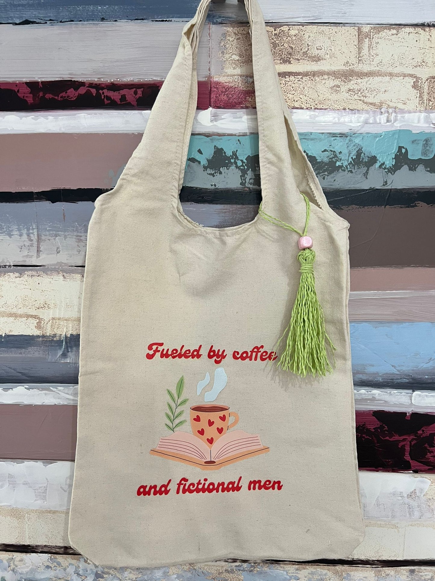 Coffee & Fictional Men - Tote